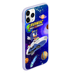 Чехол iPhone 11 Pro матовый Sonic Free Riders - Hedgehog - Racer, цвет: 3D-светло-сиреневый — фото 2