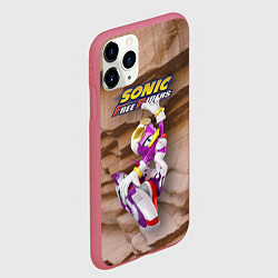 Чехол iPhone 11 Pro матовый Wave the Swallow - Sonic Free Riders, цвет: 3D-малиновый — фото 2