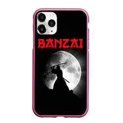 Чехол iPhone 11 Pro матовый Banzai - самурай