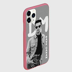 Чехол iPhone 11 Pro матовый Dave Gahan - Depeche Mode, цвет: 3D-малиновый — фото 2