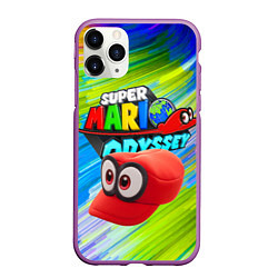 Чехол iPhone 11 Pro матовый Super Mario Odyssey - Nintendo - Бейсболка