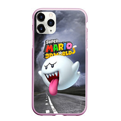 Чехол iPhone 11 Pro матовый Boo - Super Mario 3D World - Nintendo