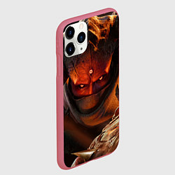 Чехол iPhone 11 Pro матовый Metal Hellsinger арт, цвет: 3D-малиновый — фото 2