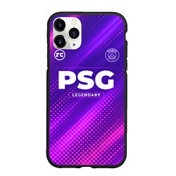 Чехол iPhone 11 Pro матовый PSG legendary sport grunge, цвет: 3D-черный