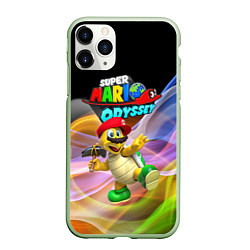 Чехол iPhone 11 Pro матовый Super Mario Odyssey - Hero turtle Koopa Troopa