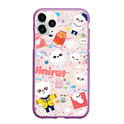 Чехол iPhone 11 Pro матовый Skzoo Jinniret pattern cartoon avatar