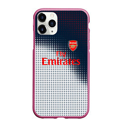 Чехол iPhone 11 Pro матовый Arsenal logo абстракция