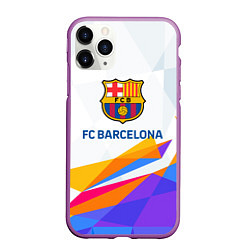 Чехол iPhone 11 Pro матовый Barcelona цветные геометрии