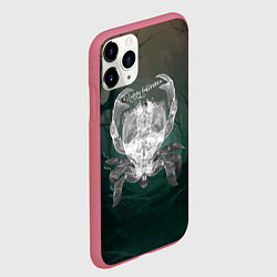 Чехол iPhone 11 Pro матовый Happy Halloween - Crab, цвет: 3D-малиновый — фото 2