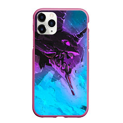 Чехол iPhone 11 Pro матовый Neon Genesis Evangelion - Eva 01