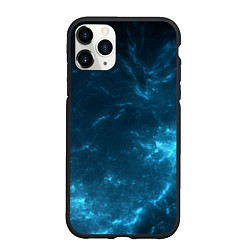 Чехол iPhone 11 Pro матовый Blue stars