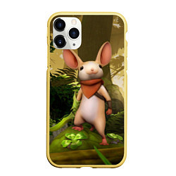 Чехол iPhone 11 Pro матовый Moss - мышонок