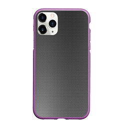 Чехол iPhone 11 Pro матовый Стальной фон, цвет: 3D-фиолетовый