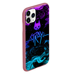 Чехол iPhone 11 Pro матовый Stray fire, цвет: 3D-малиновый — фото 2