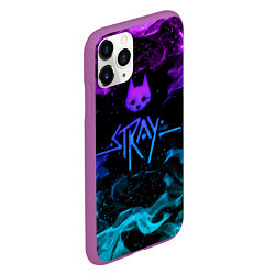 Чехол iPhone 11 Pro матовый Stray fire, цвет: 3D-фиолетовый — фото 2