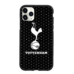Чехол iPhone 11 Pro матовый Tottenham sport на темном фоне