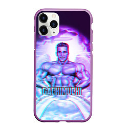 Чехол iPhone 11 Pro матовый Billie Herrington: Gachimuchi, цвет: 3D-фиолетовый