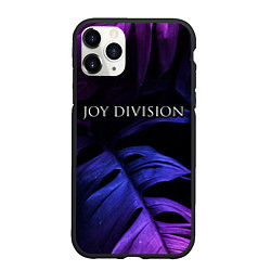 Чехол iPhone 11 Pro матовый Joy Division neon monstera