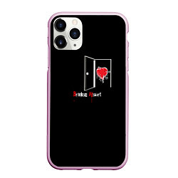 Чехол iPhone 11 Pro матовый Broken heart