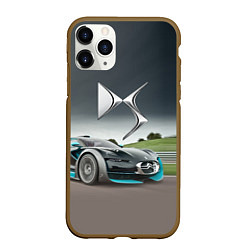 Чехол iPhone 11 Pro матовый Citroen DS Spirit - скоростной режим, цвет: 3D-коричневый