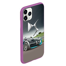 Чехол iPhone 11 Pro матовый Citroen DS Spirit - скоростной режим, цвет: 3D-фиолетовый — фото 2