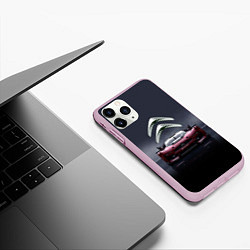 Чехол iPhone 11 Pro матовый Citroen - Racing team - Motorsport, цвет: 3D-розовый — фото 2