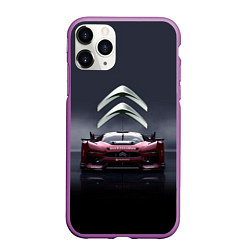 Чехол iPhone 11 Pro матовый Citroen - Racing team - Motorsport