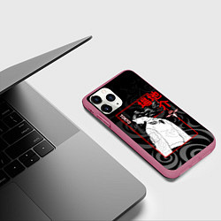 Чехол iPhone 11 Pro матовый Кейске Баджи - Токийские мстители, цвет: 3D-малиновый — фото 2