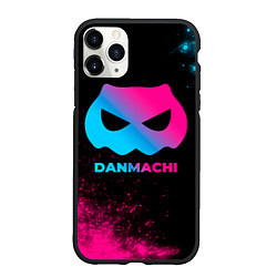 Чехол iPhone 11 Pro матовый DanMachi - neon gradient