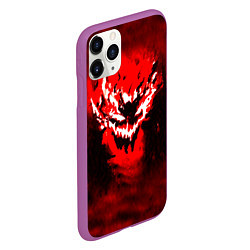 Чехол iPhone 11 Pro матовый SHADOW FIEND PHONK ZXC, цвет: 3D-фиолетовый — фото 2