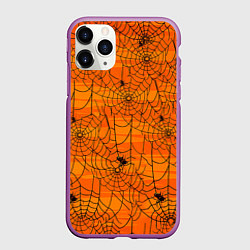 Чехол iPhone 11 Pro матовый Паучье логово