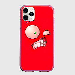 Чехол iPhone 11 Pro матовый Plants vs Zombies - Перчик