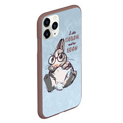 Чехол iPhone 11 Pro матовый More hugs, цвет: 3D-коричневый — фото 2