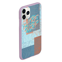 Чехол iPhone 11 Pro матовый SURF, цвет: 3D-сиреневый — фото 2