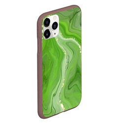 Чехол iPhone 11 Pro матовый Изумруд, цвет: 3D-коричневый — фото 2
