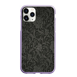 Чехол iPhone 11 Pro матовый The dark flowers