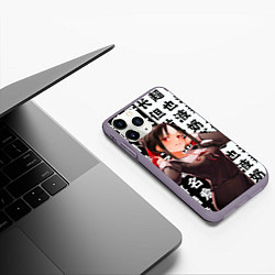 Чехол iPhone 11 Pro матовый Принцесса Кагуя, цвет: 3D-серый — фото 2