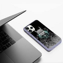 Чехол iPhone 11 Pro матовый Kafka Hibino - Кайдзю номер 8, цвет: 3D-светло-сиреневый — фото 2