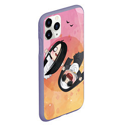 Чехол iPhone 11 Pro матовый HALLOWEEN ХЭЛЛУИН, цвет: 3D-серый — фото 2