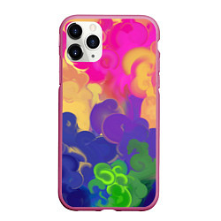 Чехол iPhone 11 Pro матовый Разноцветный дым