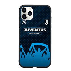 Чехол iPhone 11 Pro матовый Juventus legendary форма фанатов, цвет: 3D-черный