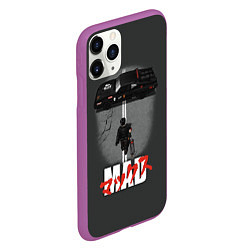 Чехол iPhone 11 Pro матовый Mad Max and Akira, цвет: 3D-фиолетовый — фото 2