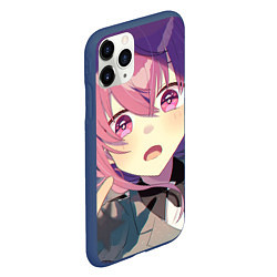 Чехол iPhone 11 Pro матовый Маюми Додзима - Красавчики детективы, цвет: 3D-тёмно-синий — фото 2