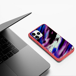 Чехол iPhone 11 Pro матовый Color storm, цвет: 3D-красный — фото 2