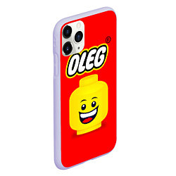 Чехол iPhone 11 Pro матовый Олег Lego, цвет: 3D-светло-сиреневый — фото 2