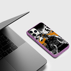 Чехол iPhone 11 Pro матовый Облик пустого- Ичиго, цвет: 3D-фиолетовый — фото 2