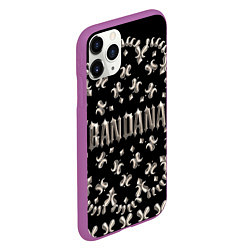 Чехол iPhone 11 Pro матовый По мотивам альбома BANDANA Кизару Биг Бейби Тейп, цвет: 3D-фиолетовый — фото 2