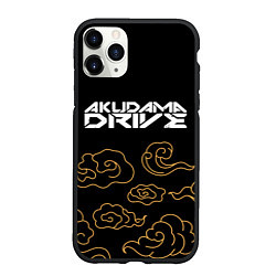 Чехол iPhone 11 Pro матовый Akudama Drive anime clouds, цвет: 3D-черный