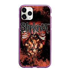 Чехол iPhone 11 Pro матовый Slipknot horror