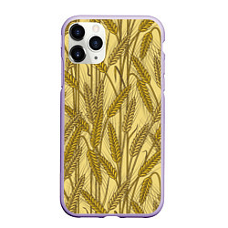 Чехол iPhone 11 Pro матовый Винтажные колоски пшеницы
